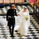 Harry, Duke of Sussex, and Meghan, Duchess of Sussex, depart following their wedding in St. George’s Chapel at Windsor Castle on May 19, 2018, in England.
